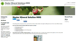 Desktop Screenshot of mastermineralsolutions.com