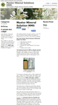 Mobile Screenshot of mastermineralsolutions.com